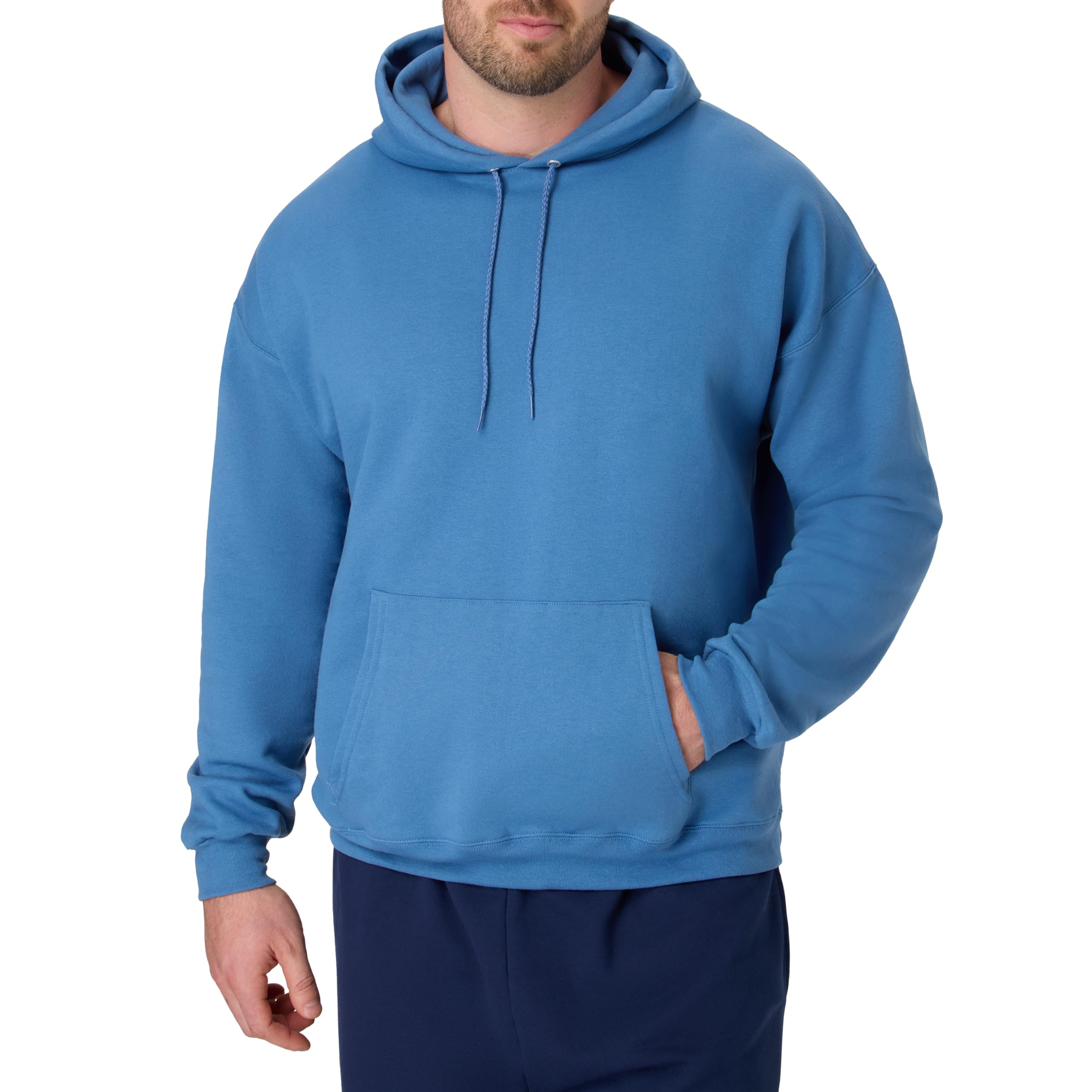 Hanes Hoodie, EcoSmart Fleece Sweatshirt, Hooded Sweatshirt for Men, Big & Tall 