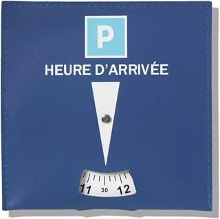 Idée pro mobilité Blue PVC Parking Disc (15 x 15 cm) Complies with French Standards