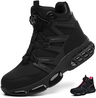 Waterproof Safety Boots Men Women Steel Toe Safety Boots Safety Shoes High Ankle Air Cushion Work Shoes