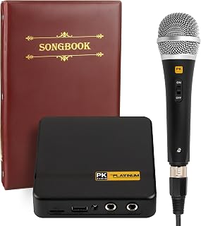 The Platinum Karaoke Machine Tango for TV, Karaoke System with Built-in 23K+ OPM/English Songs, Song Recording, Karaoke Scoring, User Expansion Files Support& Included Songbook