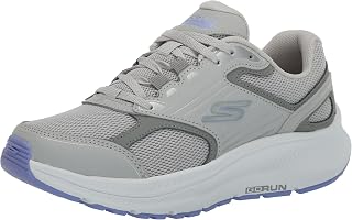 Skechers Women's Go Run Consistent 2.0 Advantage Sneaker, Grey/Lavender , 5 Wide