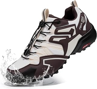 FENLERN Mens Trail Running Shoes Waterproof Hiking Sneakers