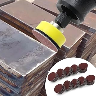 100pcs 1" 2000 Grit Hook and Loop Sanding Discs for Drill Grinder Rotary Tools No Hole