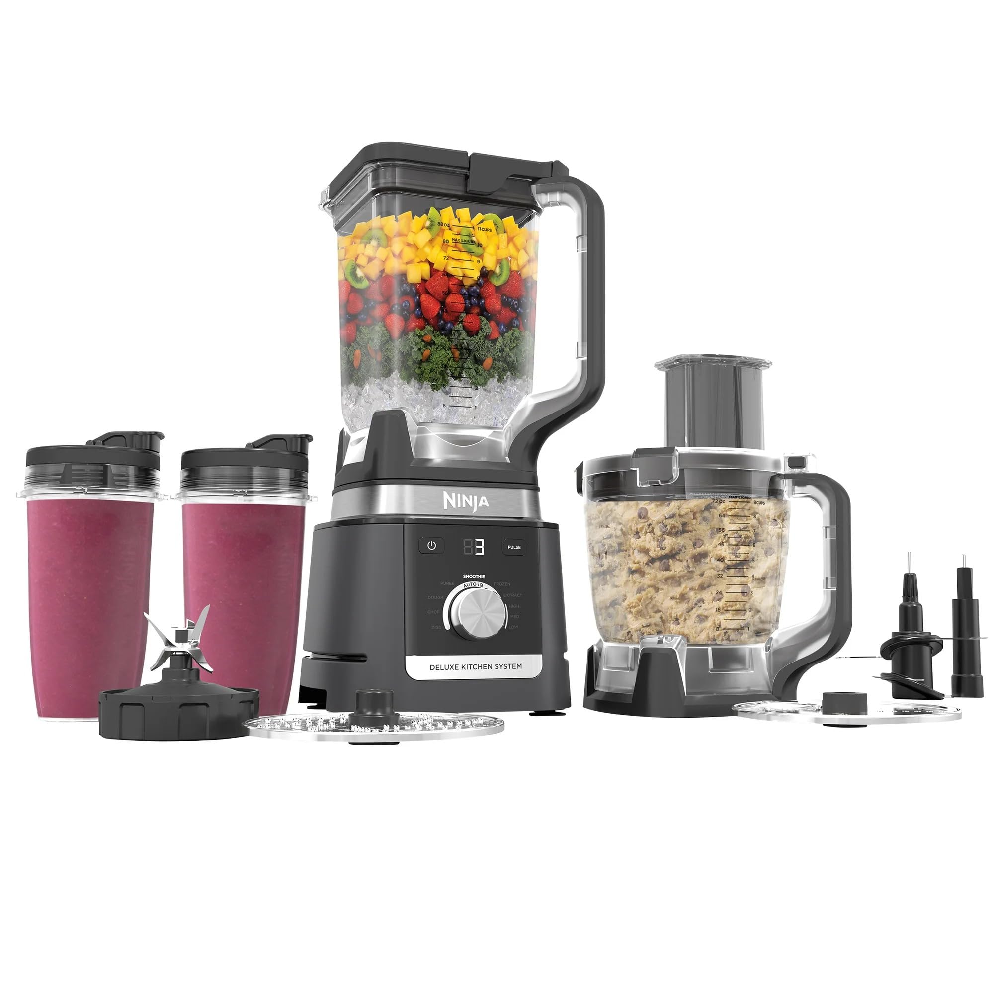 Ninja (Refurbished) CO905KS Deluxe Kitchen System, 1600 WP Auto-IQ Base, 88-oz. 
