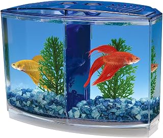 Penn-Plax Twin Beta Bow-Front Kit for Aquarium
