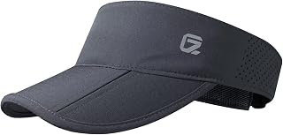 GADIEMKENSD Foldable Visors UPF 50+ Reflective Logo Breathable Unisex Design for Golf, Tennis, Running and Travel