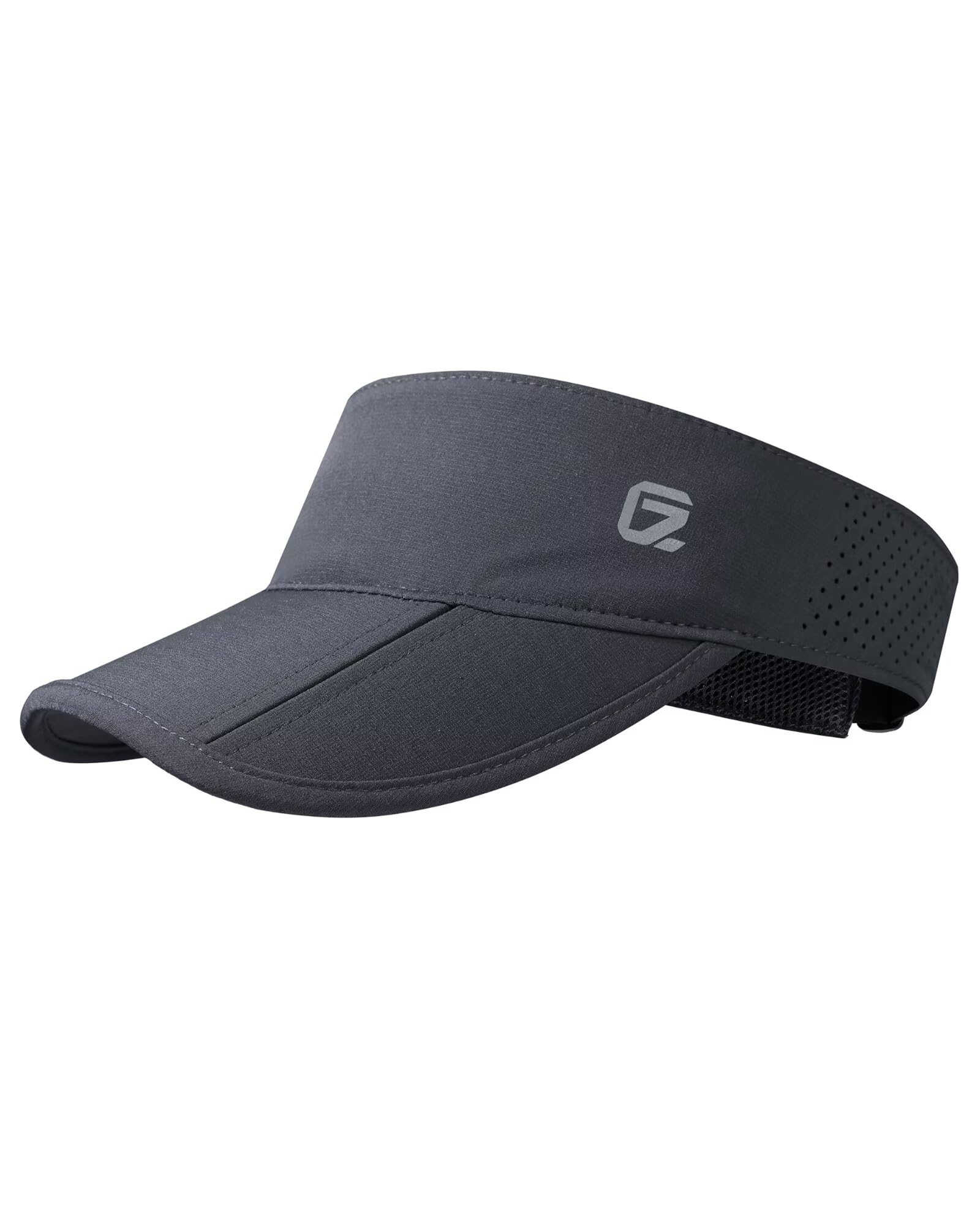 GADIEMKENSD Foldable Visors UPF 50+ Reflective Logo Breathable Unisex Design for