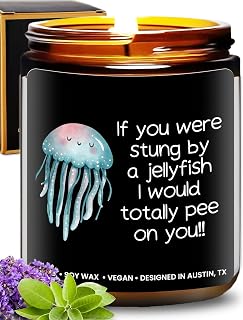 Funny Friendship Candle, If You were Stung by a Jellyfish, Funny Gifts for Friends Adult Humor, Best Friends Gifts for Friend Women Unique, Birthday, Christmas, Gift-Ready