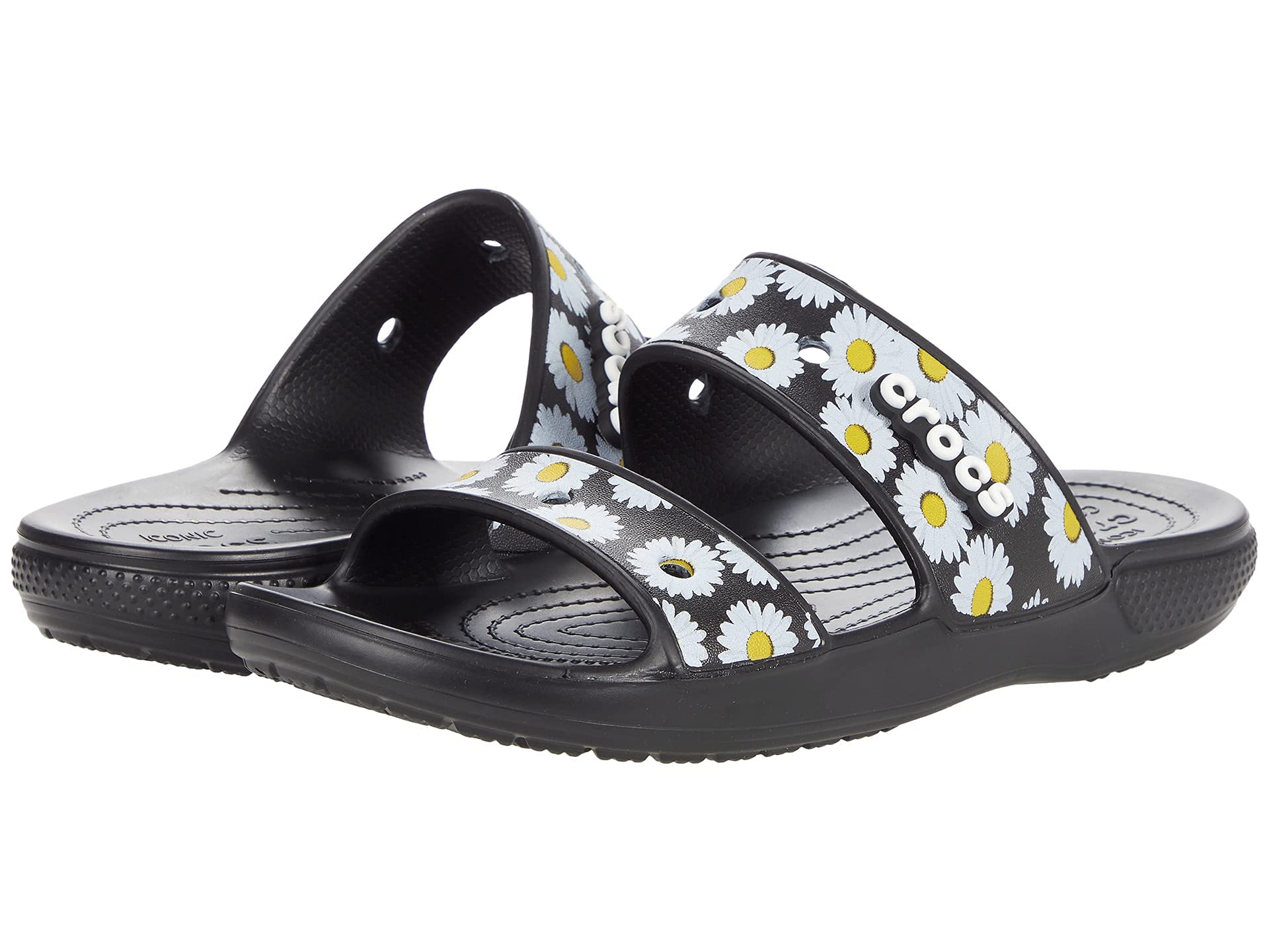 Crocs - Vacay Vibes Sandal - Black Daisy, Taglia:36/37 EU