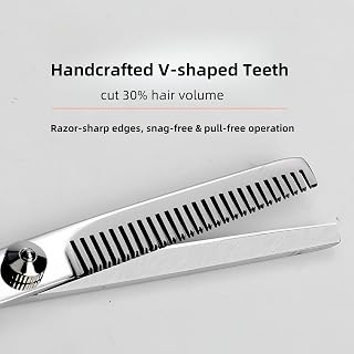 Hair Cutting Scissors Set Professional Home Hair Cutting Scissors Thinning Shears Kit with Comb and Case for Men Women Home Use
