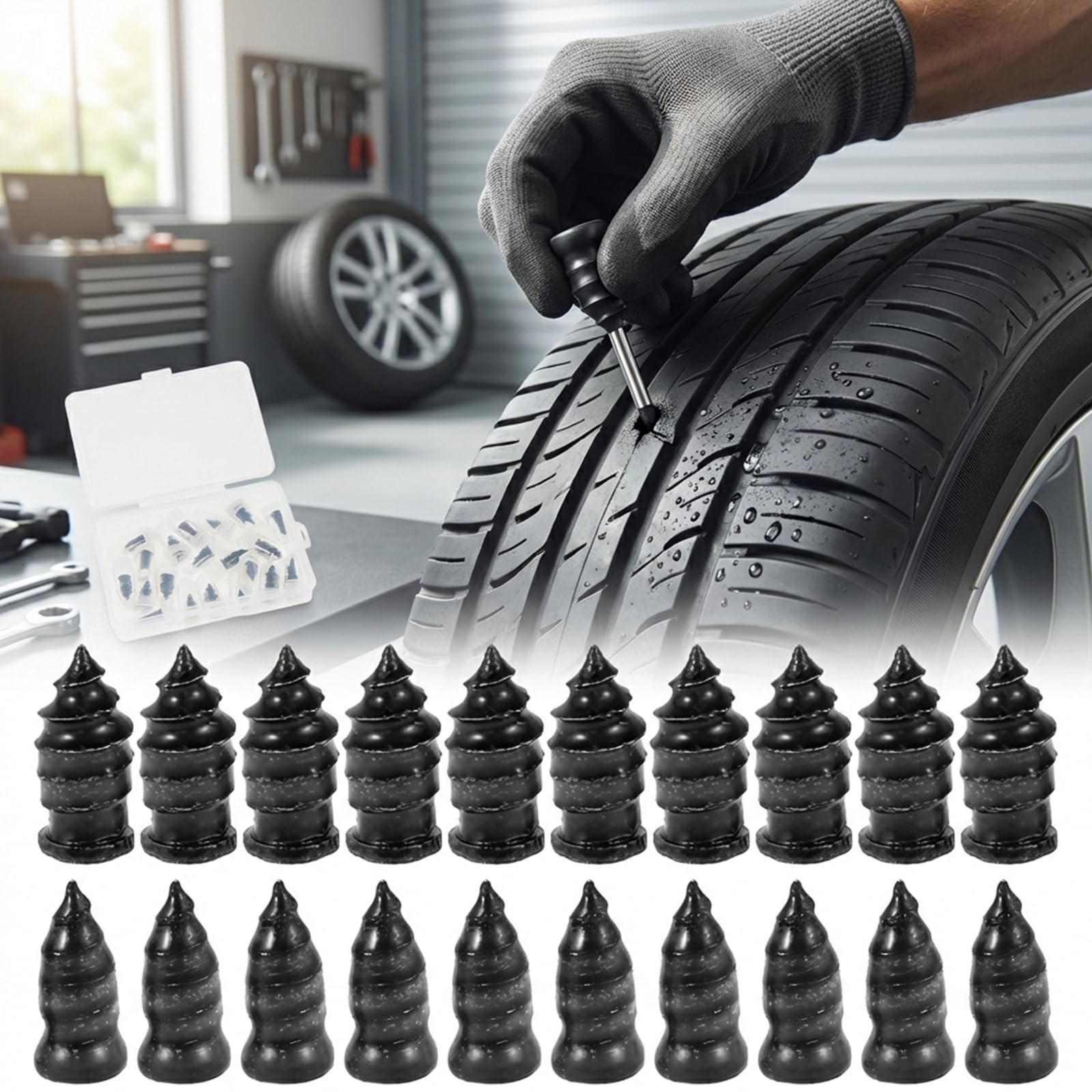 Vacuum Tire Repair Nail Tire Repair Rubber Nail Punk Repair Nail Self Tire Repai