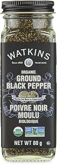 Watkins Gourmet Organic Spice Jar, Ground Black Pepper, Non-GMO, Kosher, 80 g