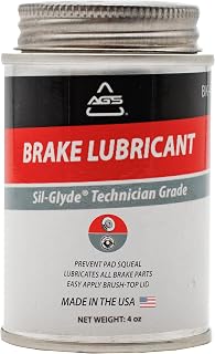 AGS Automotive Solutions 4oz Brush Top SIL-Glyde Silicone Brake Grease - Premium Brake Caliper Grease and Brake Lubricant for Optimal Performance and Longevity