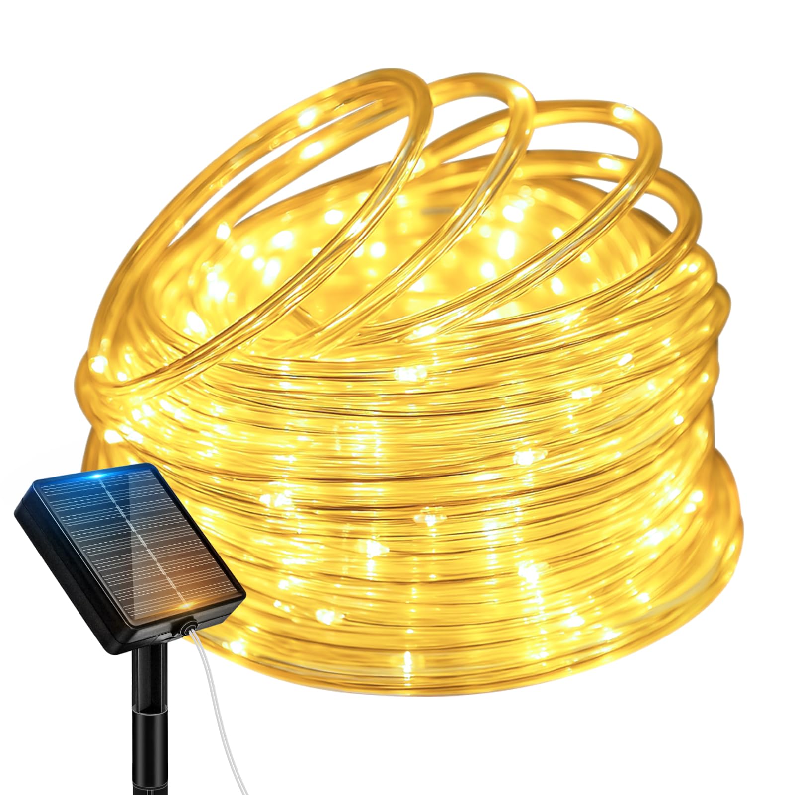 btfarm 10M Solar Rope Lights Outdoor Garden, 8 Modes Solar String Lights | IP65 