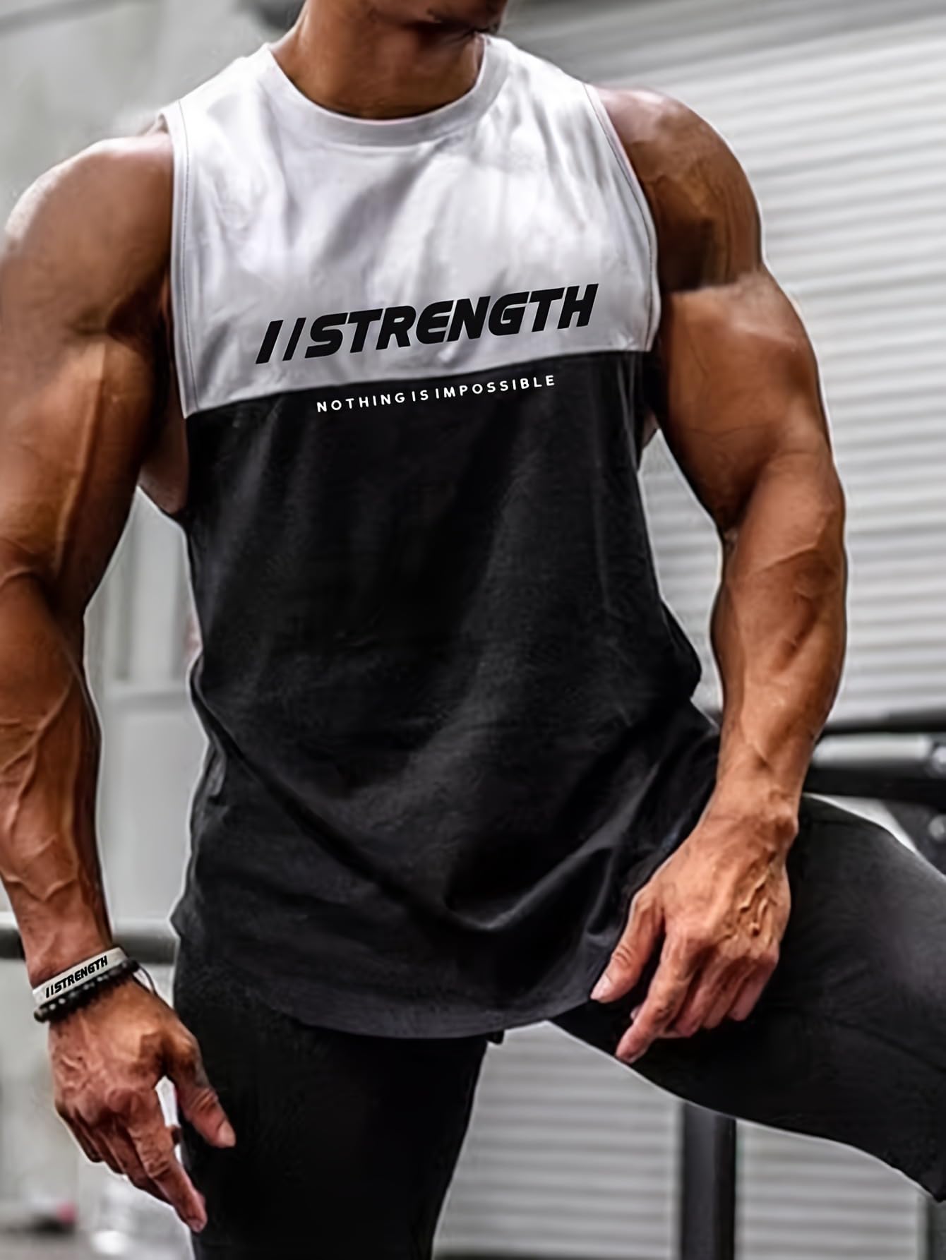 Mens Gym Tank Top Breathable Quick Dry Sleeveless Muscle Training Casual Sports 