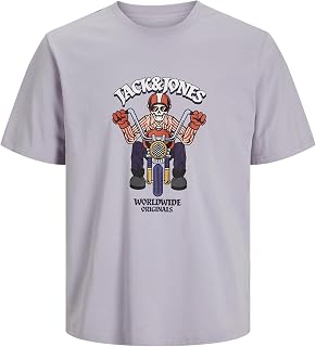 JACK & JONES Skull Tee Joranatomy SS Crew Neck Sn Men's T-Shirt