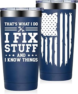Fufandi Gifts for Men, Dad, Husband, Grandpa - Tumbler for Men Navy Blue