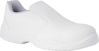 REPOSA Nurse - Chaussures de Travail Homme et Femme avec Embout de Sécurité en Composite, Chaussure Medicale et Cuisine Fermée sans Lacets, Chaussure Medicale Femme et Homme Antidérapant et Antichoc