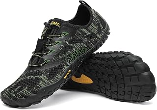 SAGUARO Unisex Barfußschuhe Outdoor Barfuss Traillaufschuhe Zehenschuhe mit Zero-Drop Solhe Gr.36-48