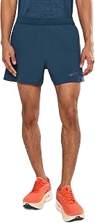 Brooks Men's Journey 5" Short, Lightweight, Supportive Fit Athletic Shorts with Brief Liner & Secure Storage
