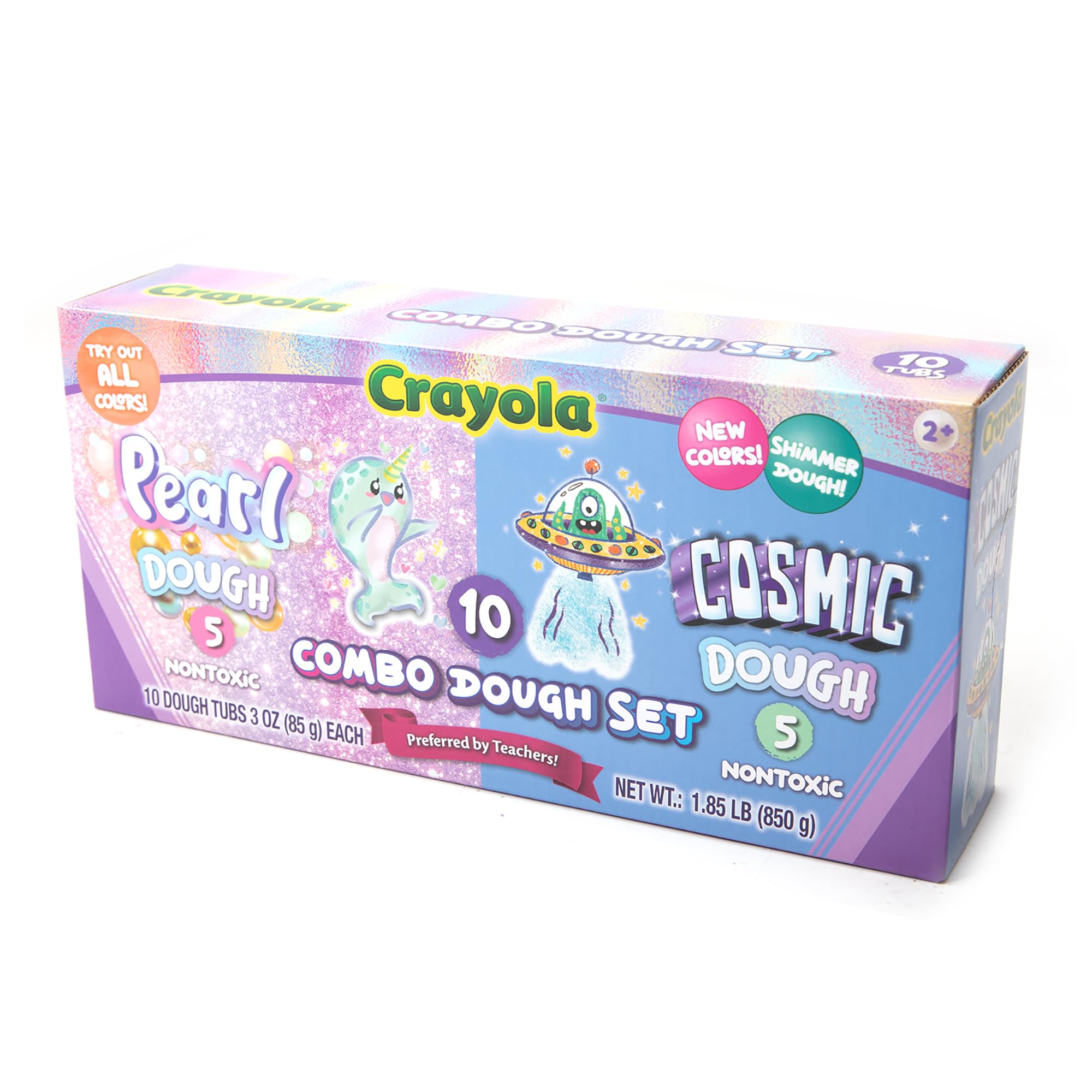 Crayola - A1-2981 - Pearl and Cosmic Dough Combo Set (10pk x 3oz)