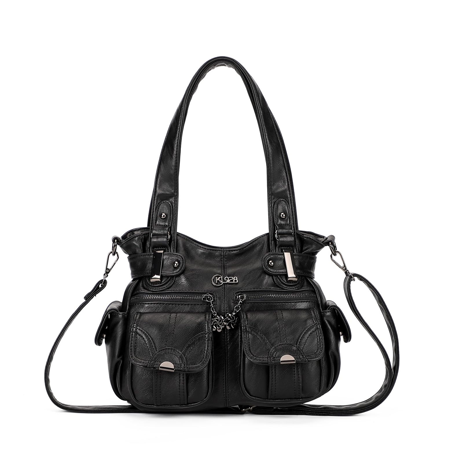 Purses and Handbags for Women Large Hobo Shoulder Bags Soft PU Leather Multi-Poc