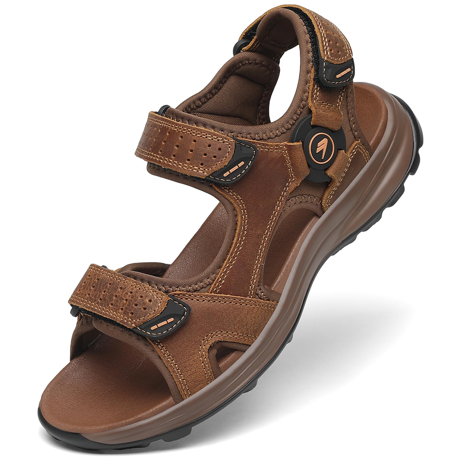 FLARUT Men's Athletic Sandals Hiking Open Toe Walking Water Shoes