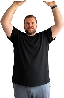 Premium Big & Tall Unisex Oversized T Shirt – Heavyweight 240 GSM Cotton Essential Tee