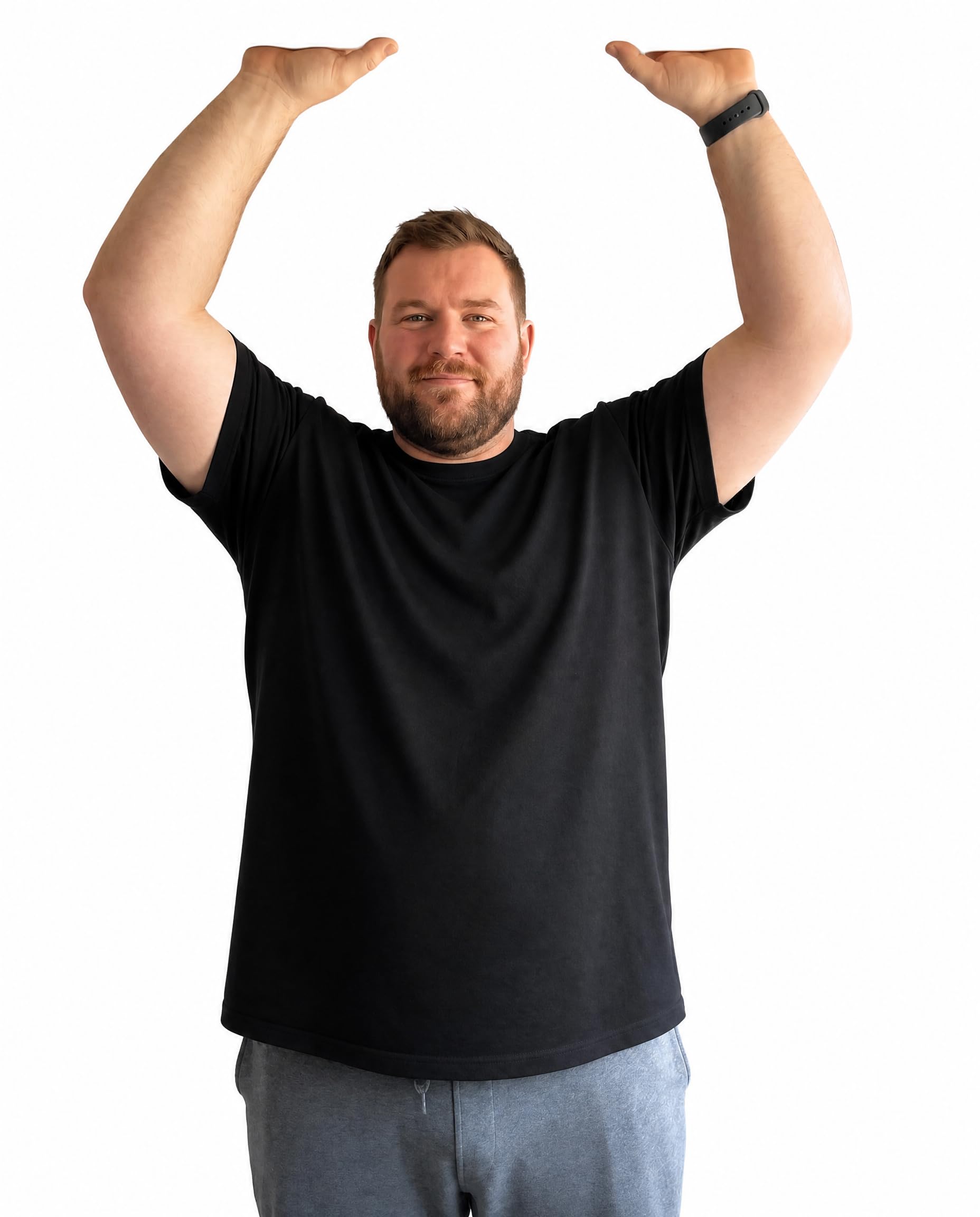 Premium Big & Tall Unisex Oversized T Shirt – Heavyweight 240 GSM Cotton Essenti