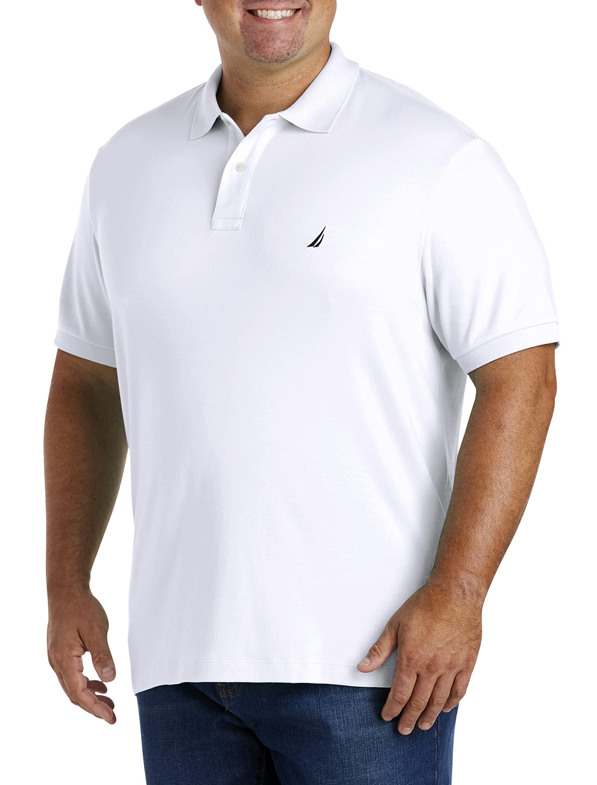 Nautica Classic Fit Deck Polo Classic Fit Men's Bridge Polo Shirt
