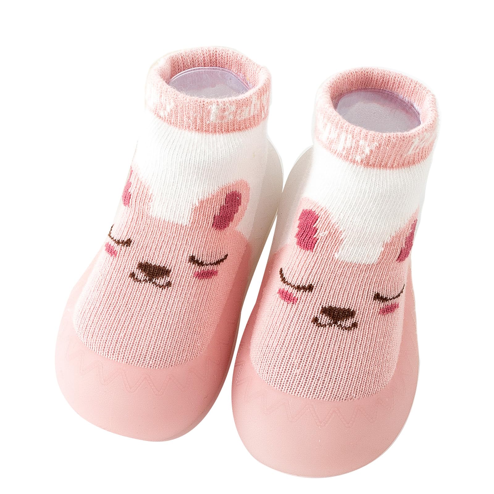 Baby Girls Boys First Walking Shoes Anti Slip Slippers Socks Barefoot Shoes Todd