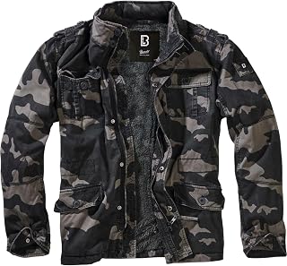 Brandit Men Sherpa-lined Cold-weather Casual Outdoor Classic Field Jacket