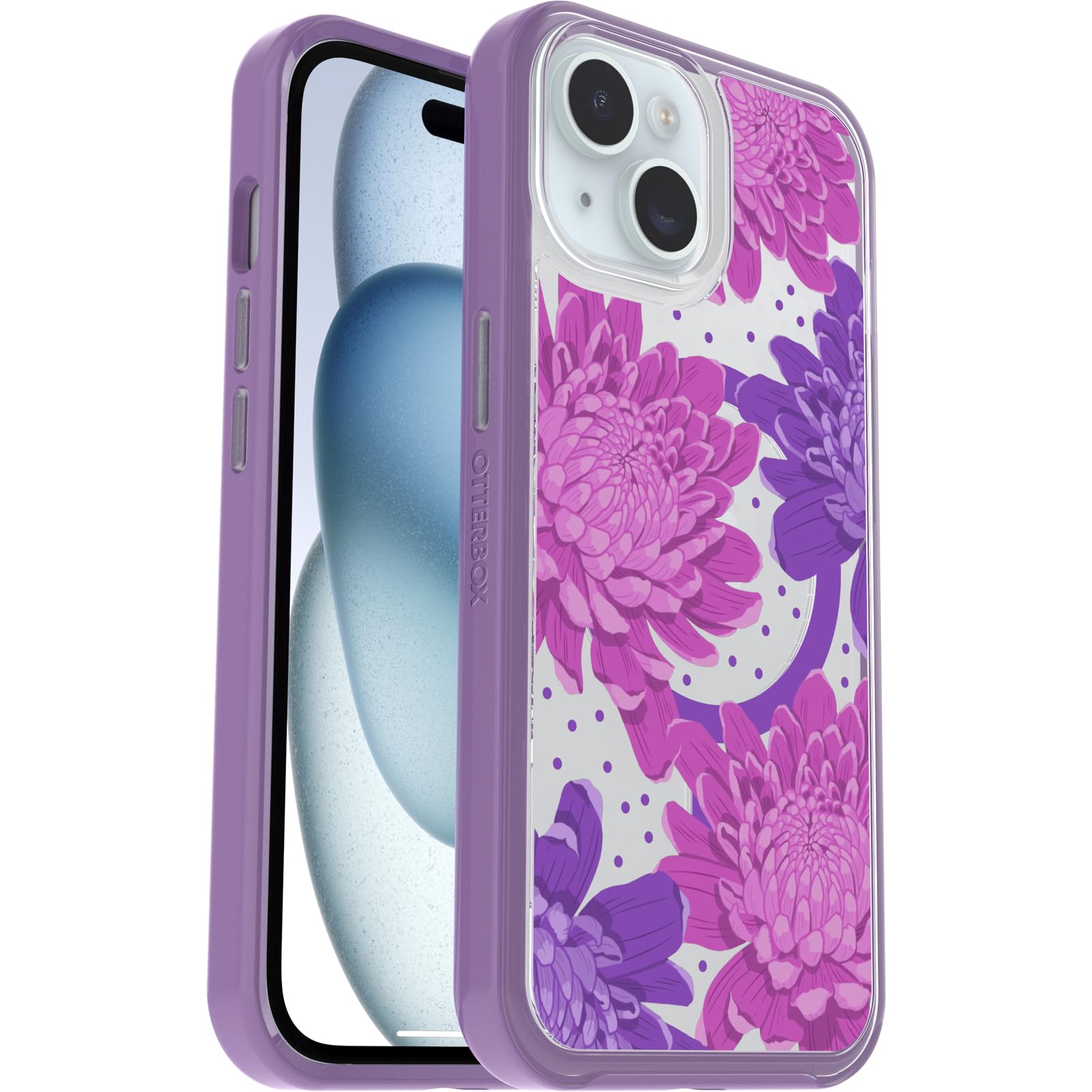 Cover per Apple iPhone 15/iPhone 14/iPhone 13 OtterBox Symmetry Clear MagSafe, r