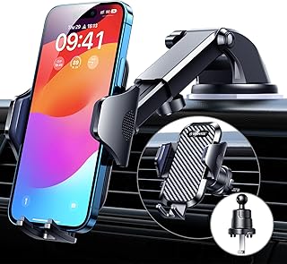 VANMASS Car Phone Holder 2026 Ultimate True Military-Grade【Upgraded Strongest Suction & Clip】 Cell Phone Shower & Wall Mounts Truck Windshield Dashboard Vent for iPhone 18 Pro Max 17 16 15 14 Android