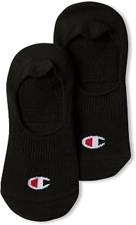 Champion BASICS NOS Accessories Unisex Adult Socks, Pack of 2, Black