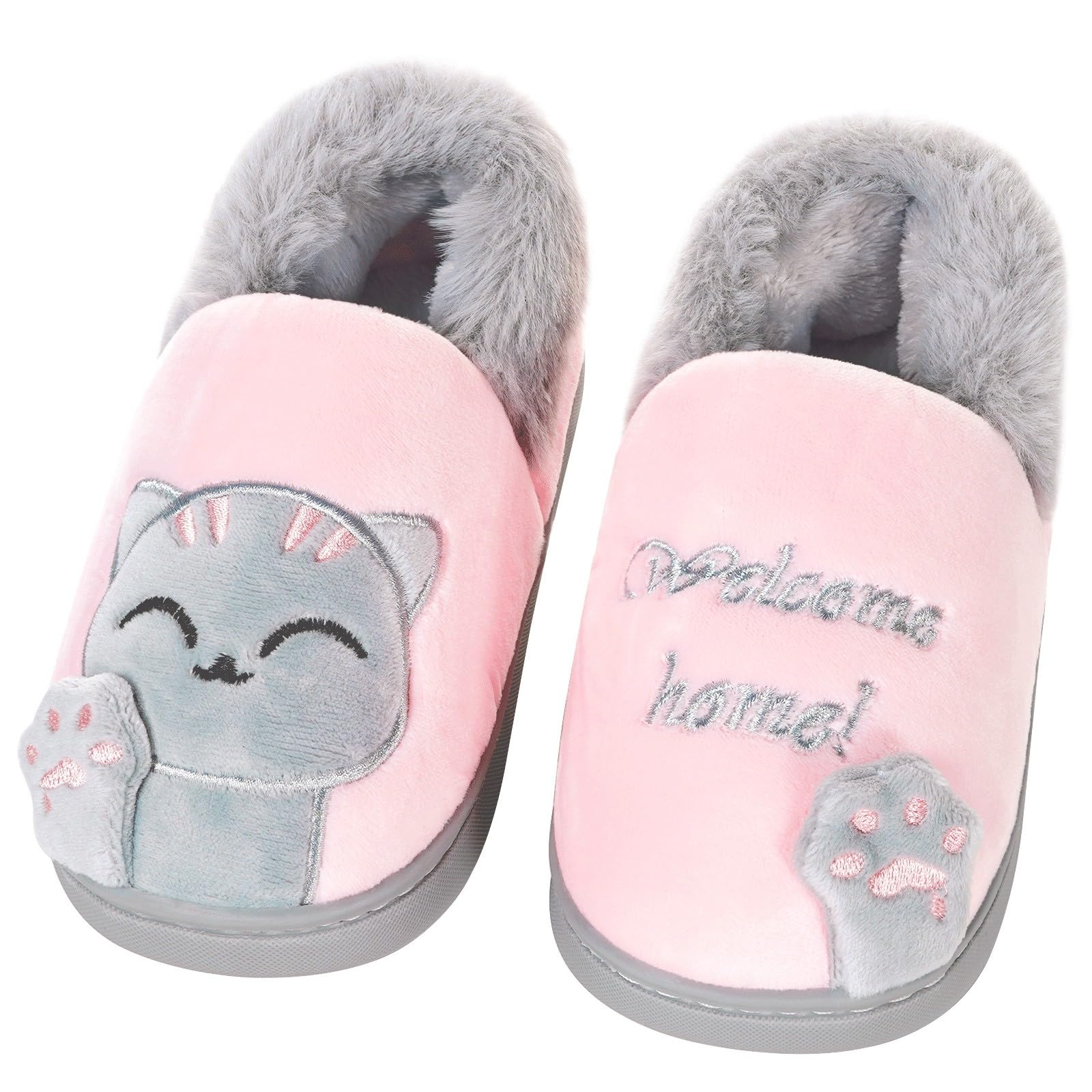 Sisttke Children's Winter Slippers House Slippers for Women and Men