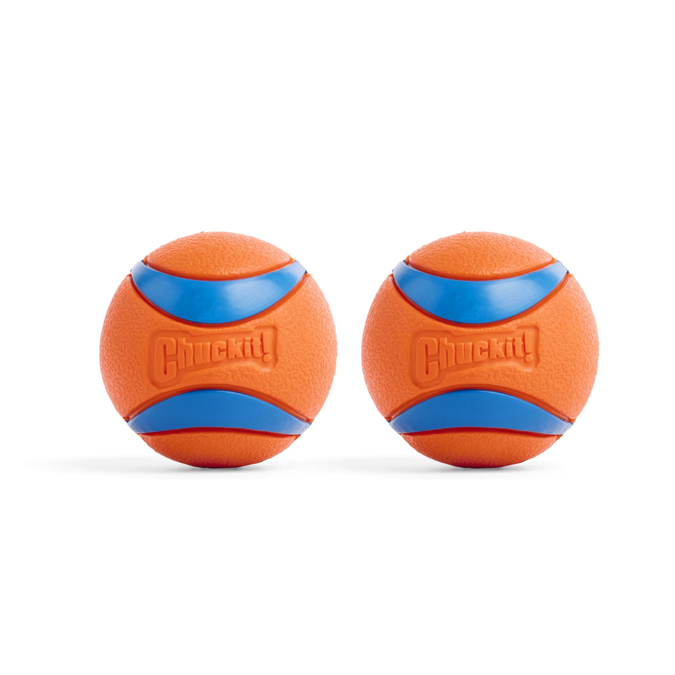 Chuckit! Ultra Rubber Dog Ball, Floating Fetch Toy, Medium 2.5-in, 2-Pack | Dura
