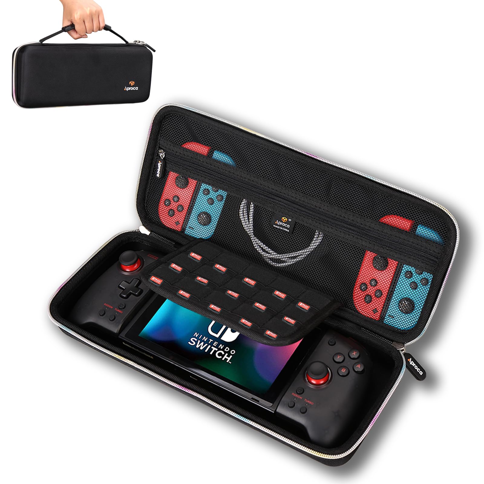 Aproca Case Compatible with Hori Nintendo Switch Split Pad Pro Ergonomic Control