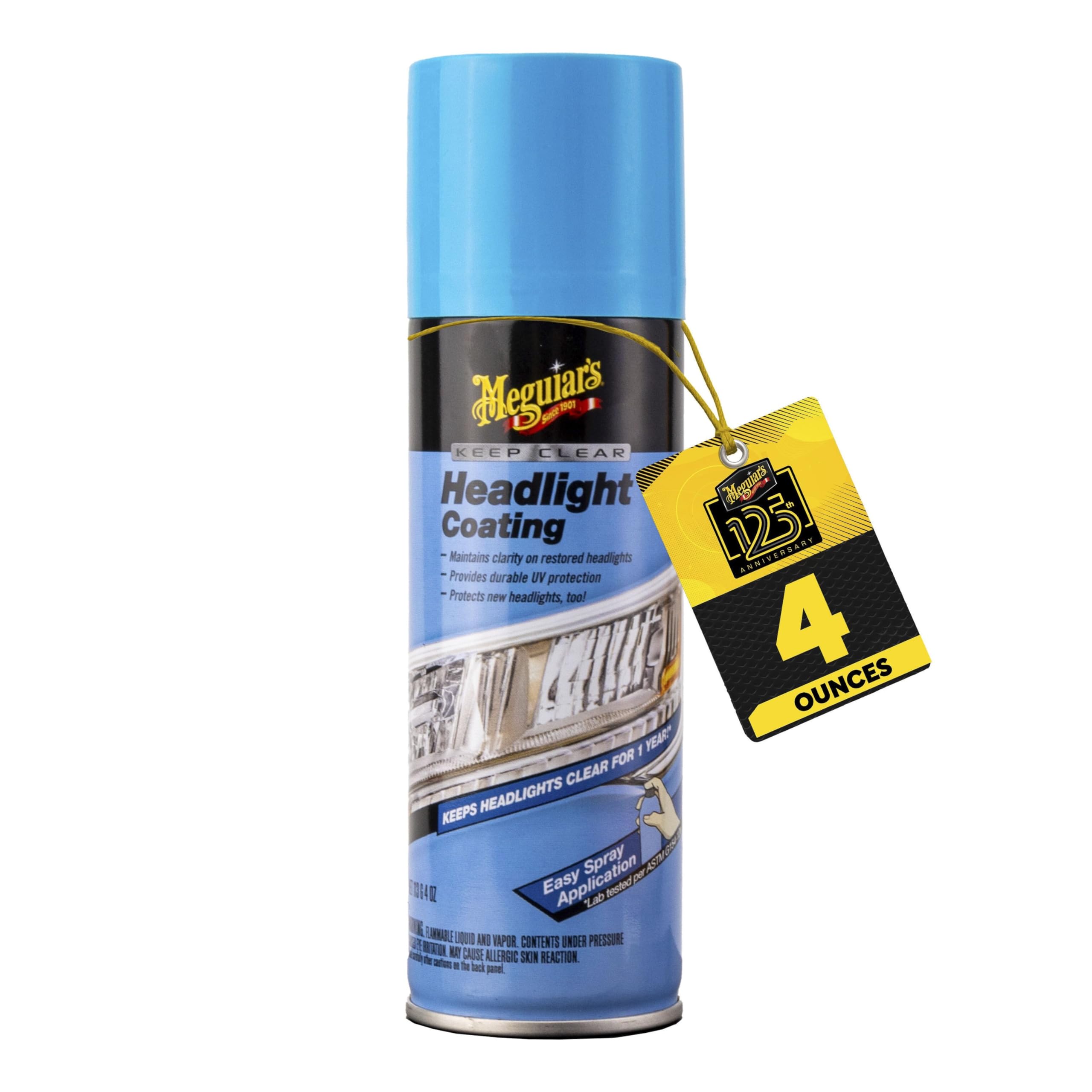 Meguiar's Keep Clear Headlight Coating, 4 Oz | Maintain Like-New Clarity of