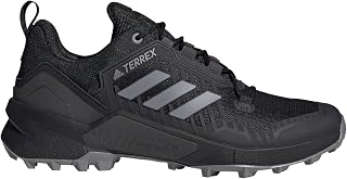 adidas Men's Zapatilla Terrex Swift R3 Trekking and Hiking Shoes, Core Black Grey Solar Red