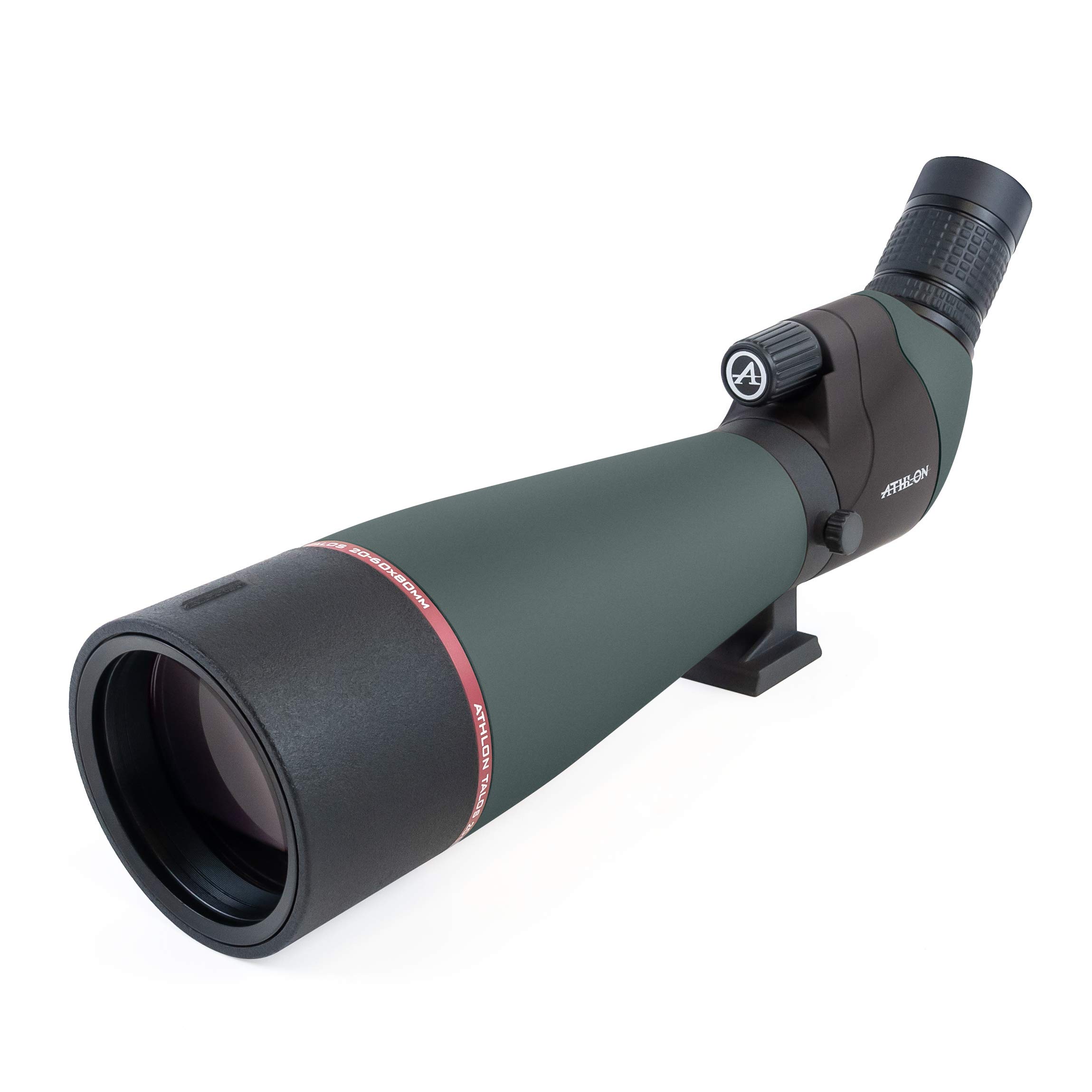 Athlon Optics Talos 20-60x80 Spotting Scope with Tripod and Carrying Case - Angl