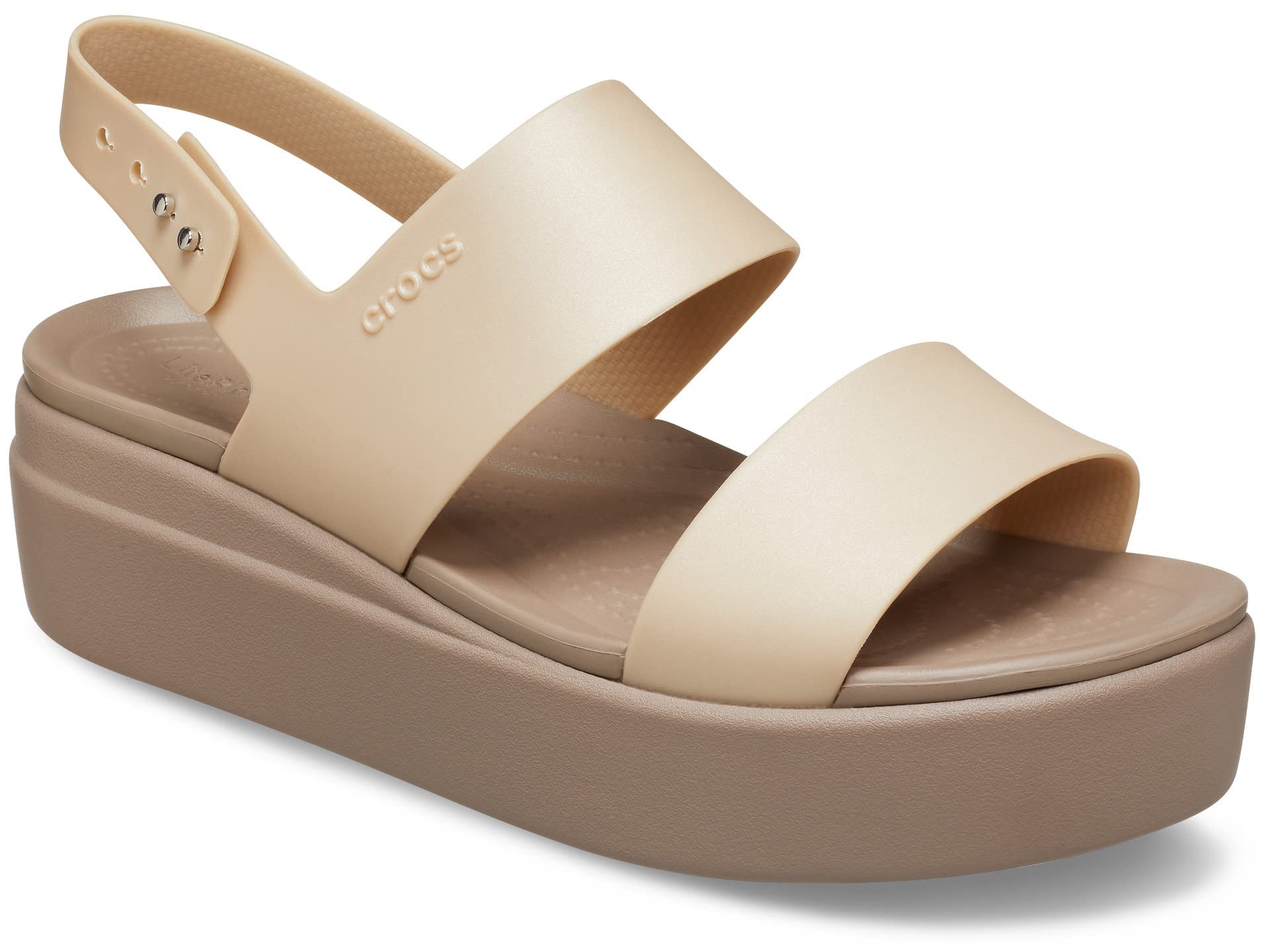 Crocs Women's Brooklyn Cuña Baja Wedge Sandals