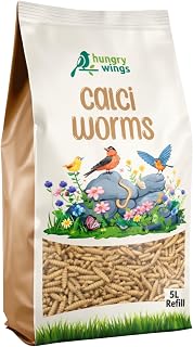 Premium Wild Bird Food 5L Refill, (5L Bag, Calci Worms) | Refill