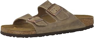 BIRKENSTOCK Arizona Unisex Adult Sandals Natural Leather Normal