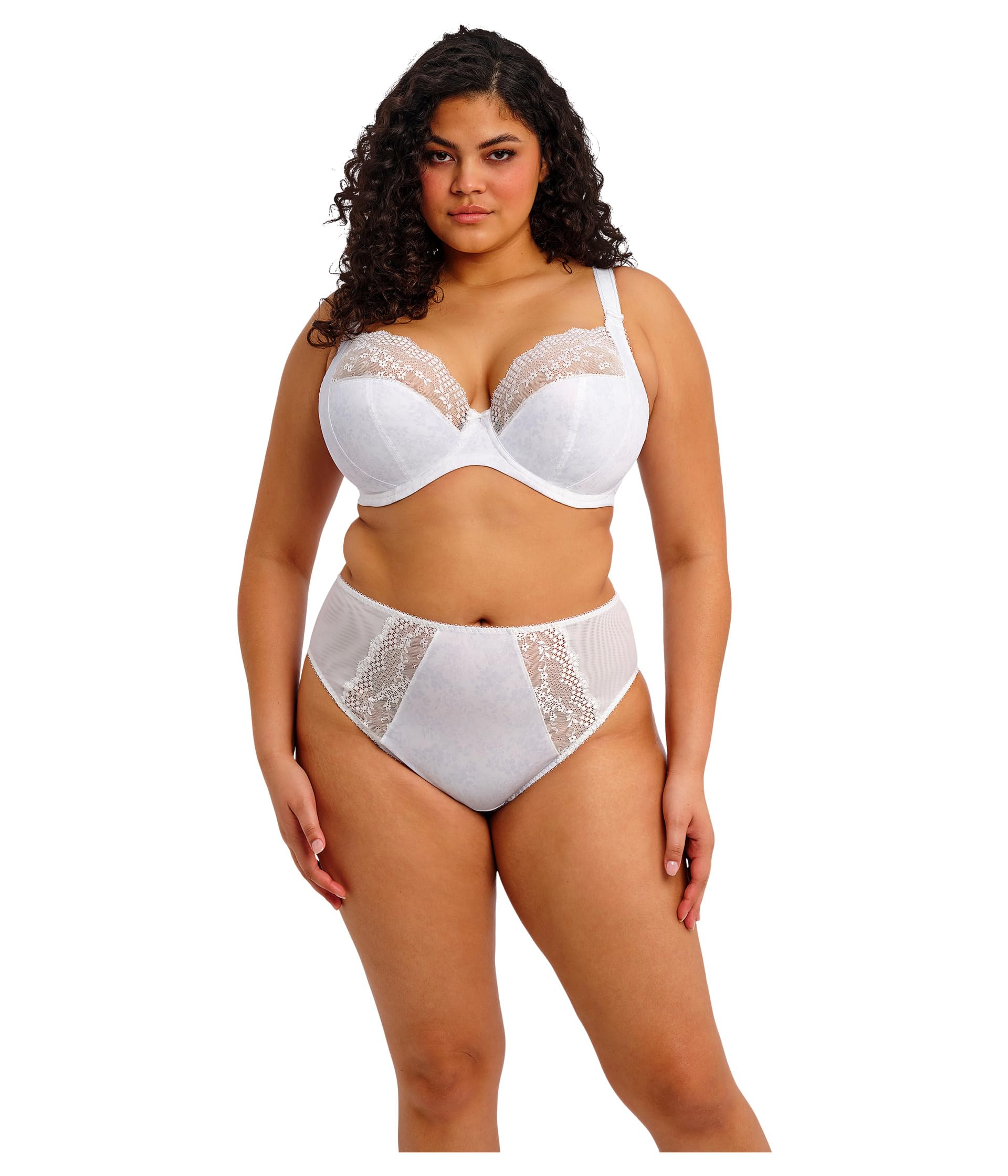 ELOMI Lucie Women's Underwired Deep Neck Stretch Bra