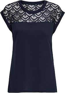 Only Women Onlnicole S/S Mix Top Noos T-Shirt