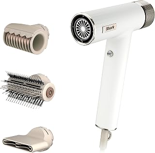 Shark SpeedStyle Hair Dryer, 3 Styling Tools, Fine to Medium Hair, HD331 | QuickSmooth Brush &amp; Turbo Concentrator, RapidGloss Finisher for Shine, Wet-to-Dry Ultra-Fast, Less Frizz