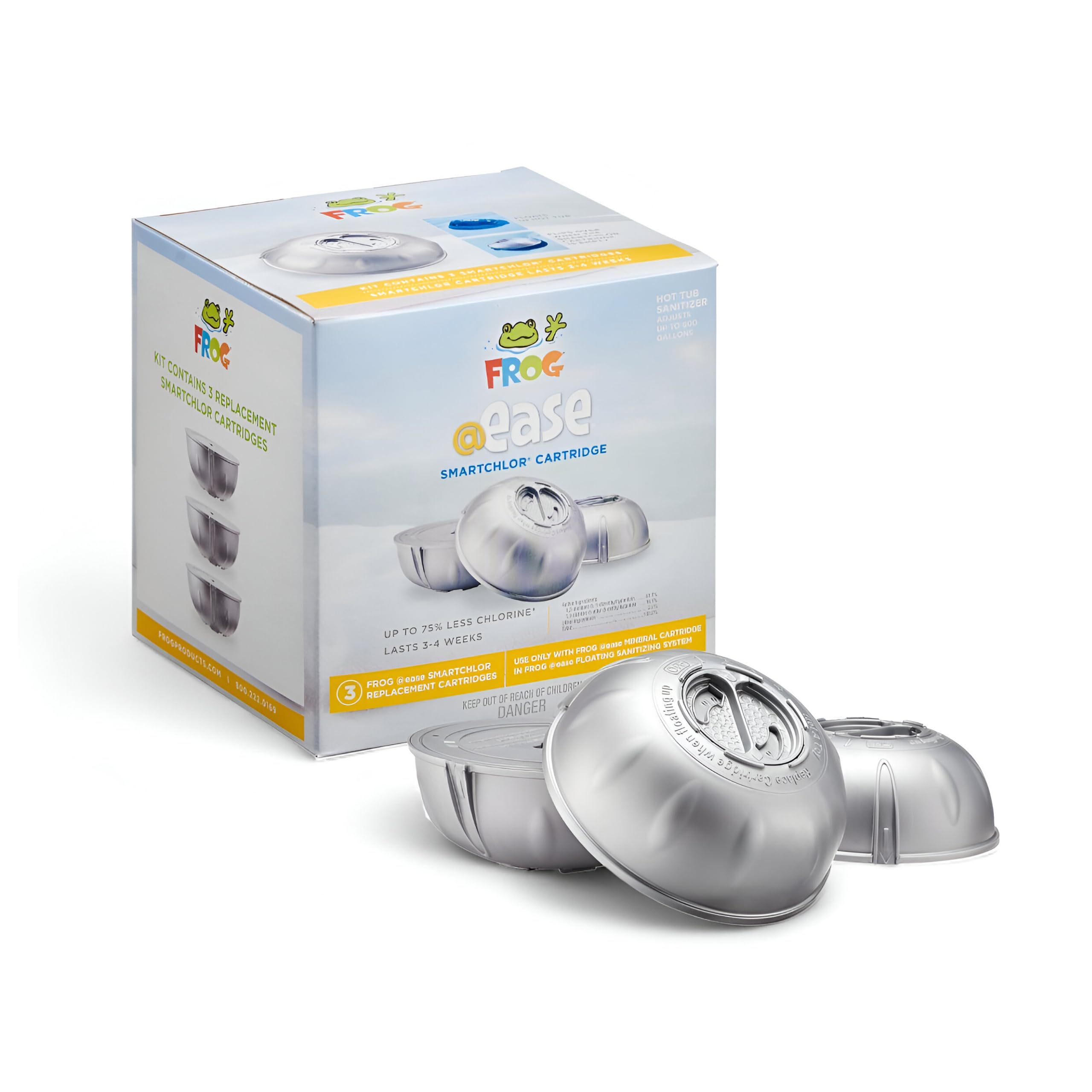 FROG @ease Replacement SmartChlor Cartridges, 3 Pack | Replacement SmartChlor Ca