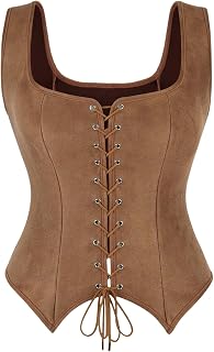 GORGLITTER Women's Western Cowgirl Rodeo Country Concert Outfits Vest Tops