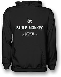 DRESSED IN MUSIC PLAY WITH ME Hoodie Men/women Eco-Friendly Hoodie – Organic Cotton Gots Surf Monkey®, Mottled navy